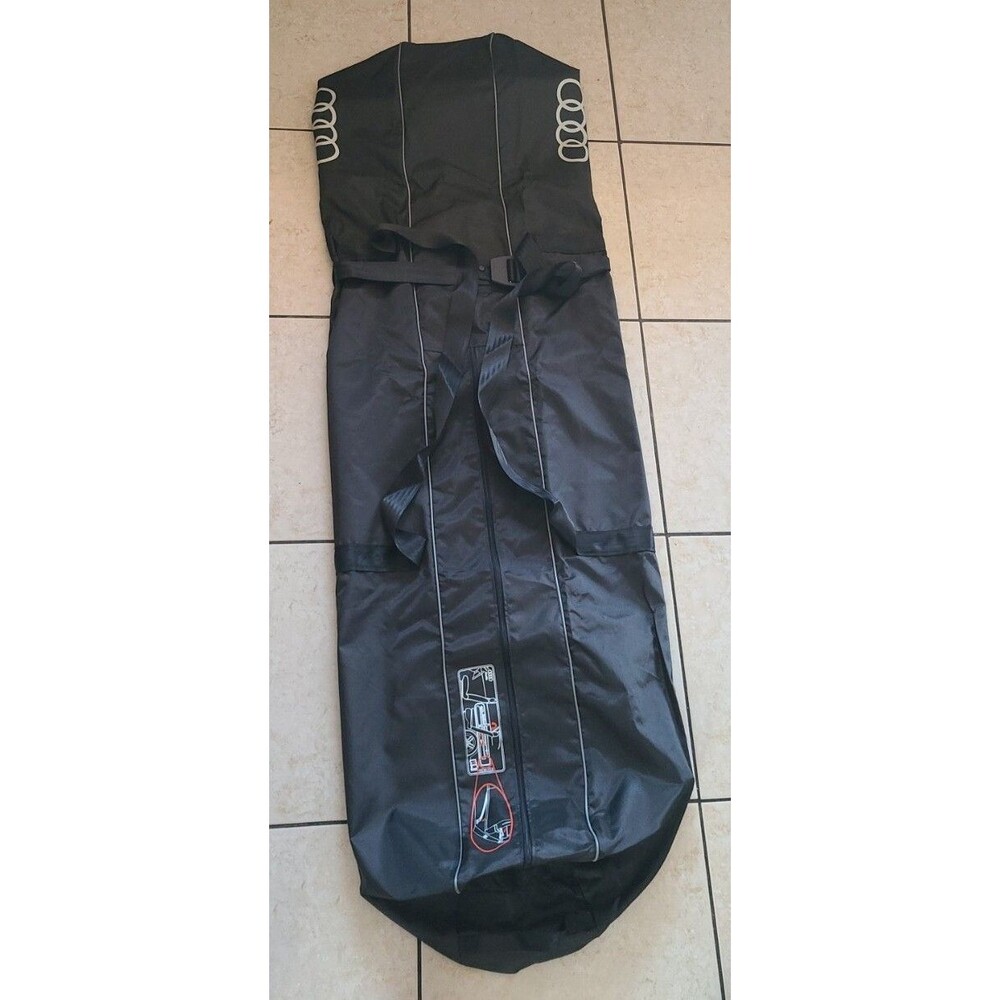 Genuine Audi Ski Cargo Bag OEM 8J7885215 Pass-Through Travel Storage Case Black